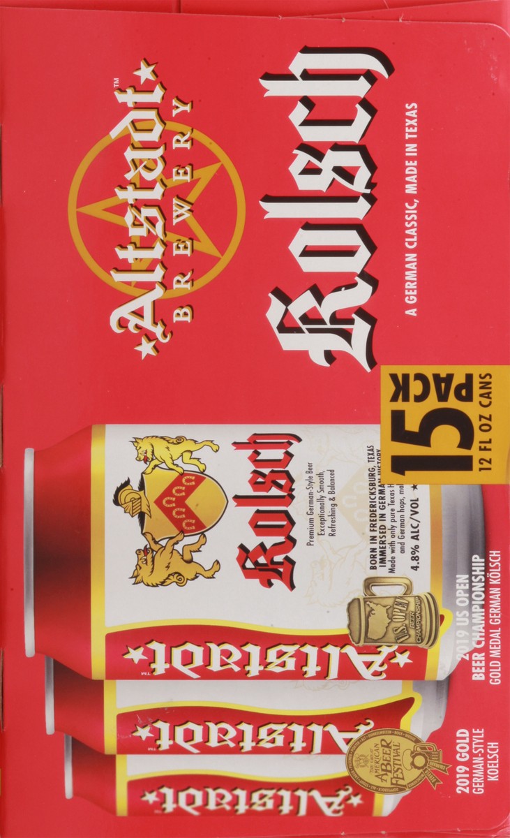 slide 7 of 11, Altstadt Brewery 15 Pack German-Style Premium Beer - 12 fl oz Cans, 15 ct