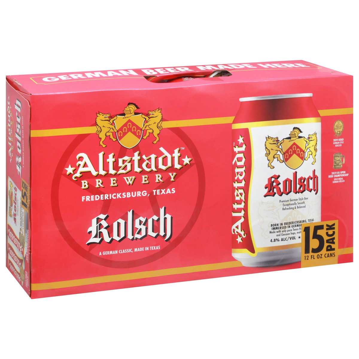 slide 9 of 11, Altstadt Brewery 15 Pack German-Style Premium Beer - 12 fl oz Cans, 15 ct