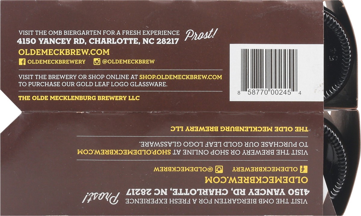 slide 9 of 9, The Olde Mecklenburg Brewery Pilsner Capt Jack Beer 6 - 12 oz Bottles, 6 ct; 12 oz