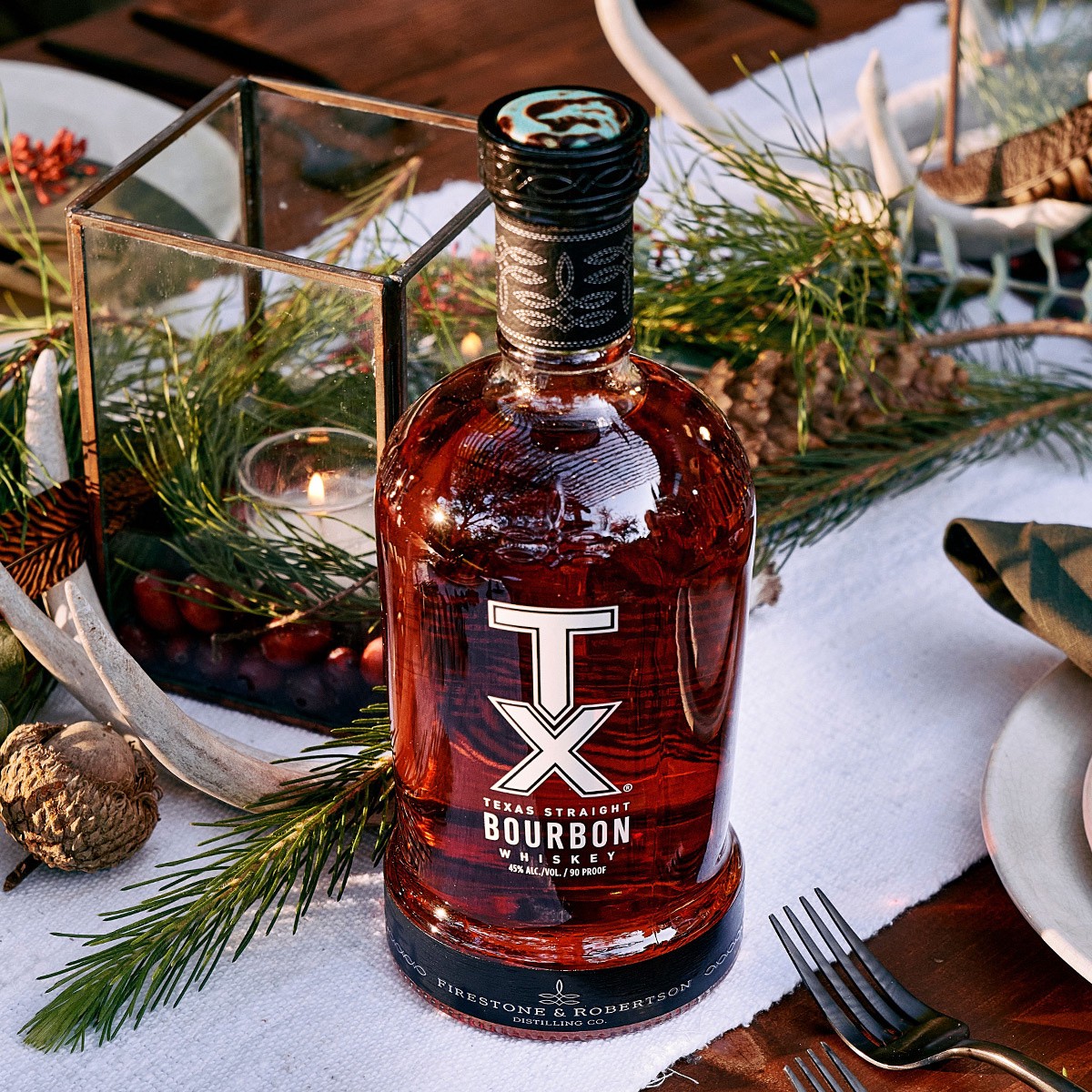 slide 9 of 9, Tx Brand TX Straight Bourbon Whiskey 750mL, 90 Proof, 25.4 oz