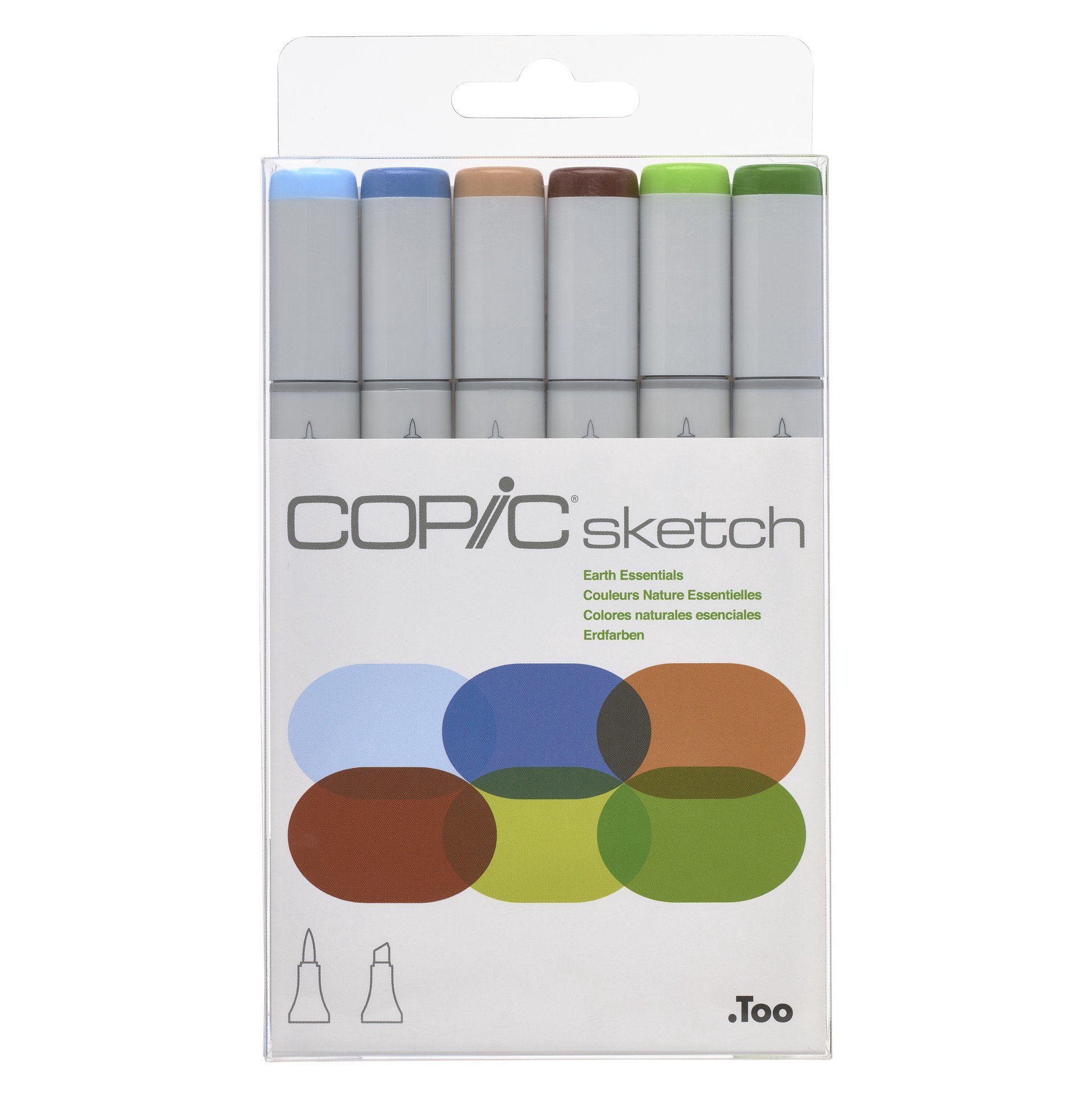 slide 2 of 3, Copic Earth Essentials Sketch Marker Set, 1 ct