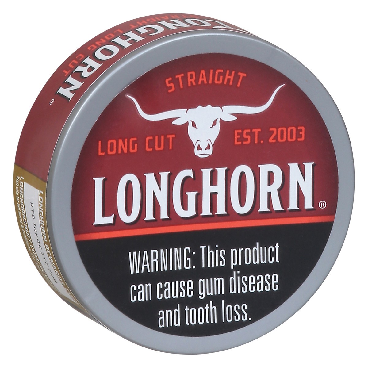 slide 5 of 9, LongHorn Long Cut Straight Moist Snuff 1.2 oz, 1.2 oz