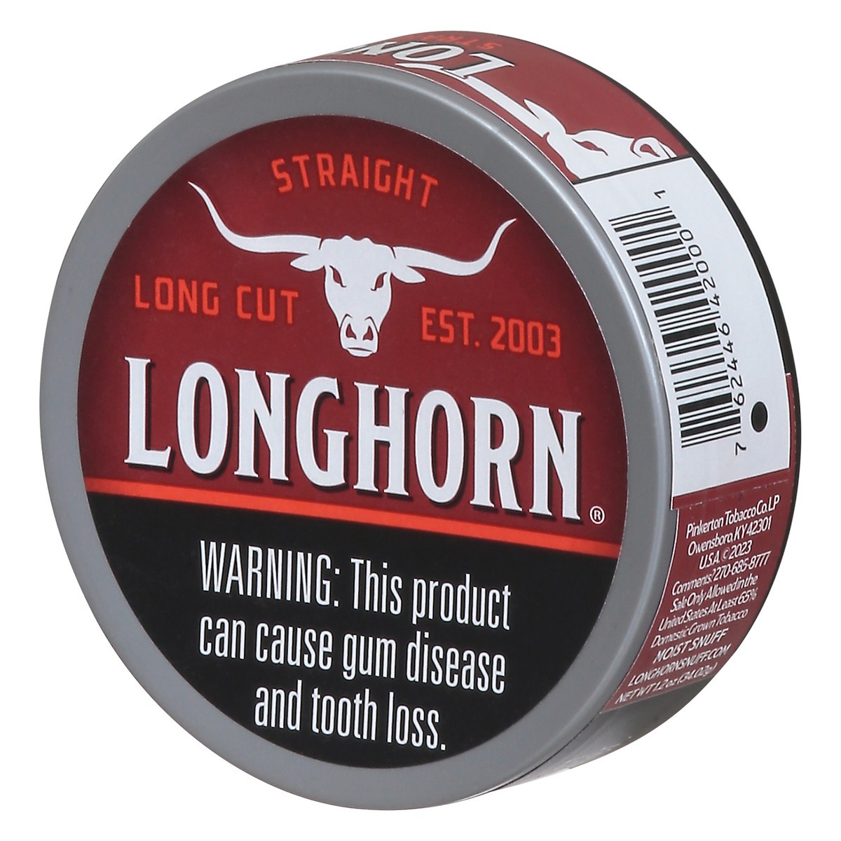 slide 6 of 9, LongHorn Long Cut Straight Moist Snuff 1.2 oz, 1.2 oz