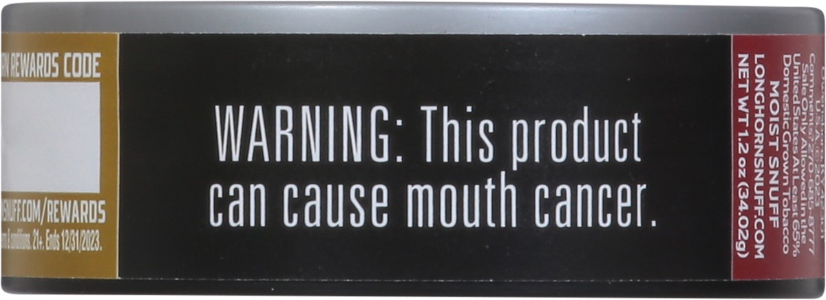slide 2 of 9, LongHorn Long Cut Straight Moist Snuff 1.2 oz, 1.2 oz