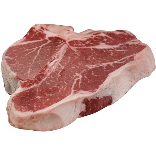 slide 1 of 1, Market District Beef Porterhouse Steak Loin, Angus, per lb