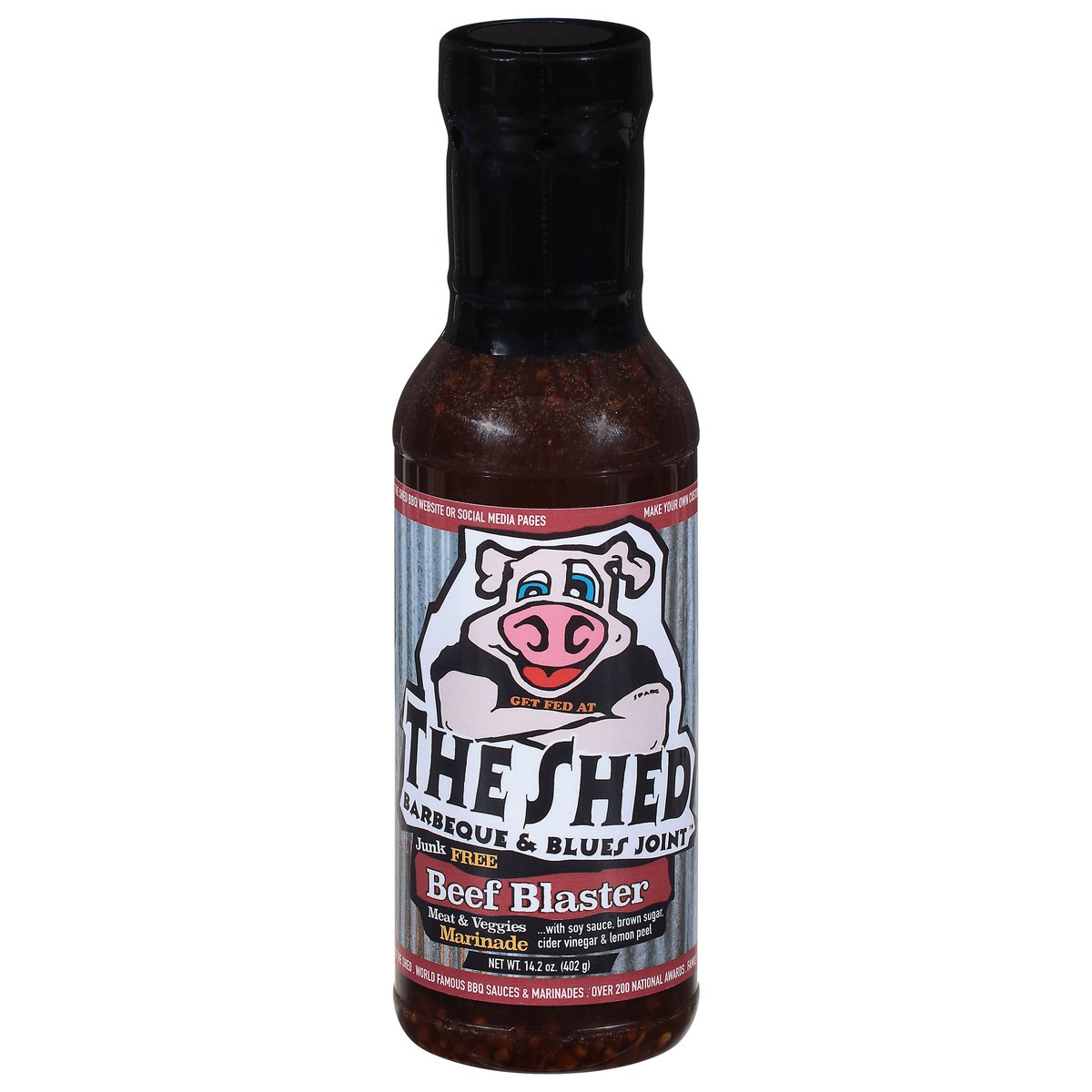 slide 8 of 14, The Shed Barbecue & Blues Joint Meat & Veggies Beef Blaster Marinade 14.2 oz, 14.20 ct