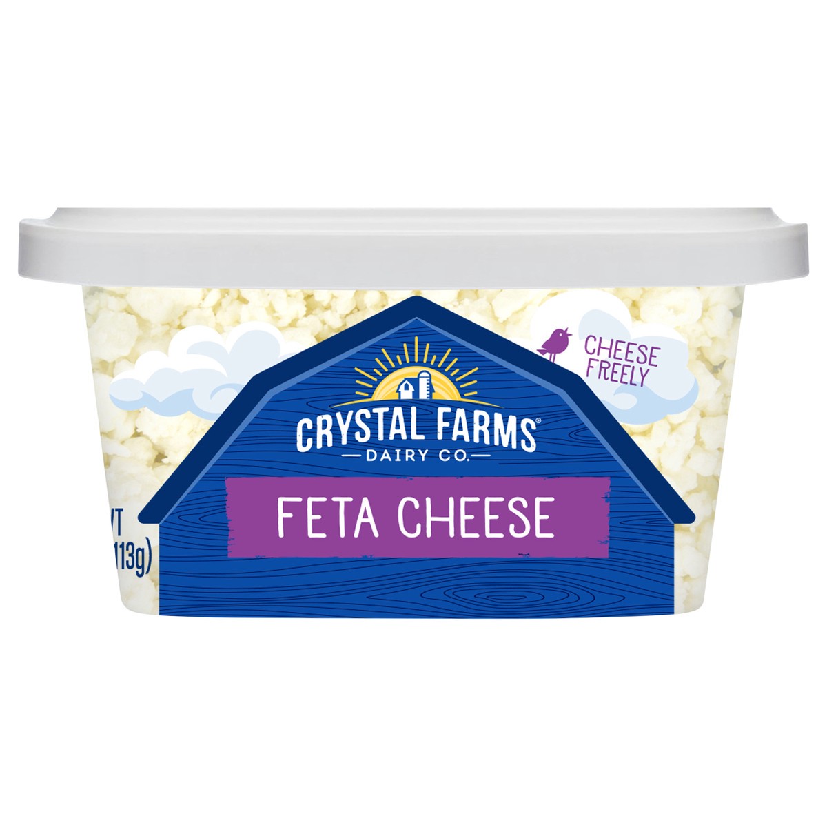 slide 1 of 4, Crystal Farms Crumbled Feta, 4 oz