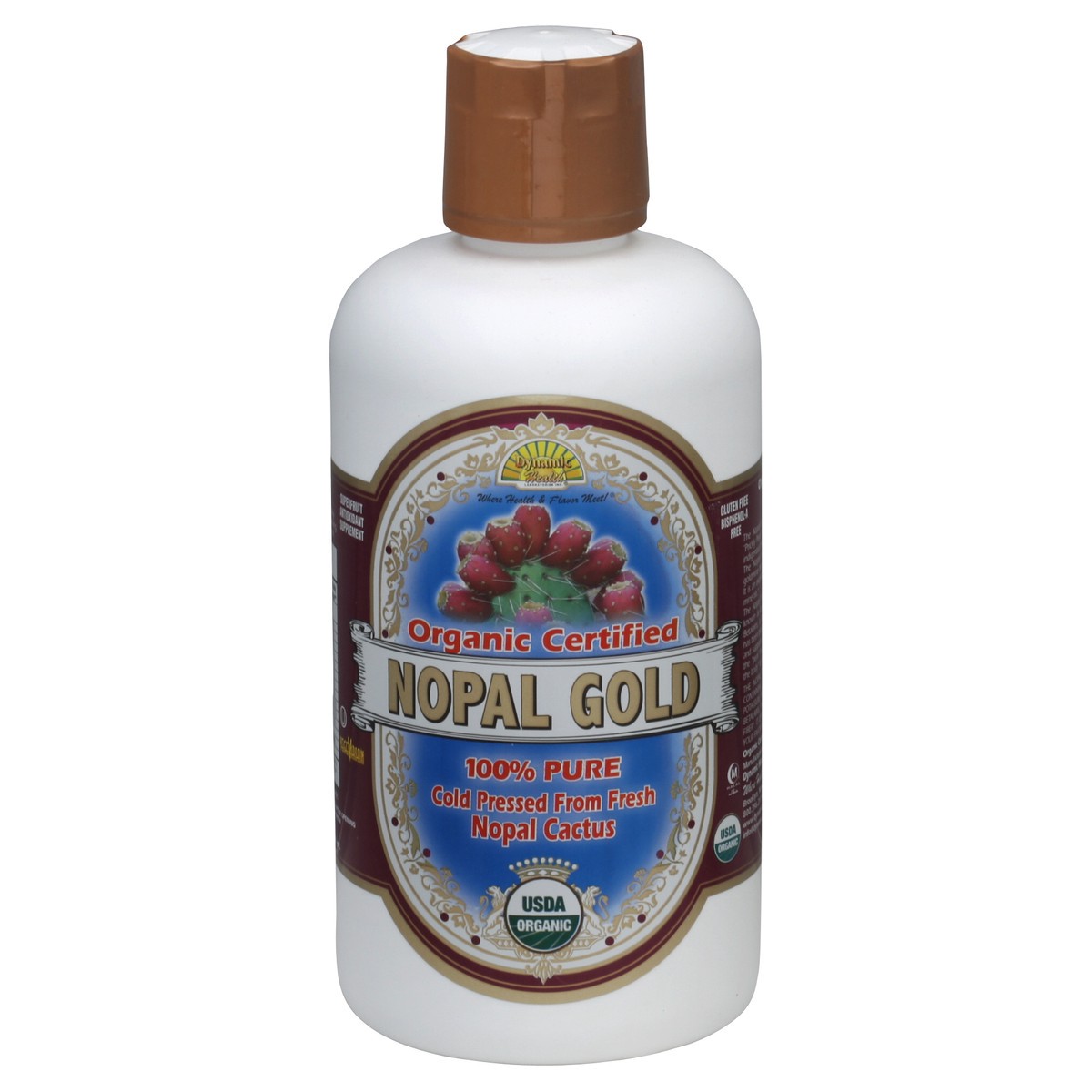 slide 4 of 5, Dynamic Health Nopal Gold 32 oz, 32 oz