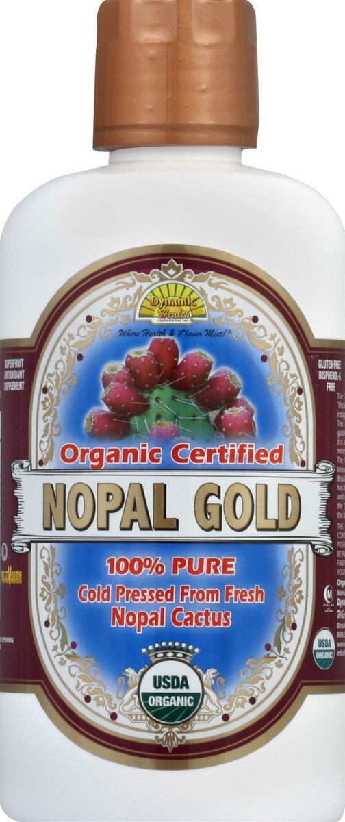 slide 1 of 5, Dynamic Health Nopal Gold 32 oz, 32 oz