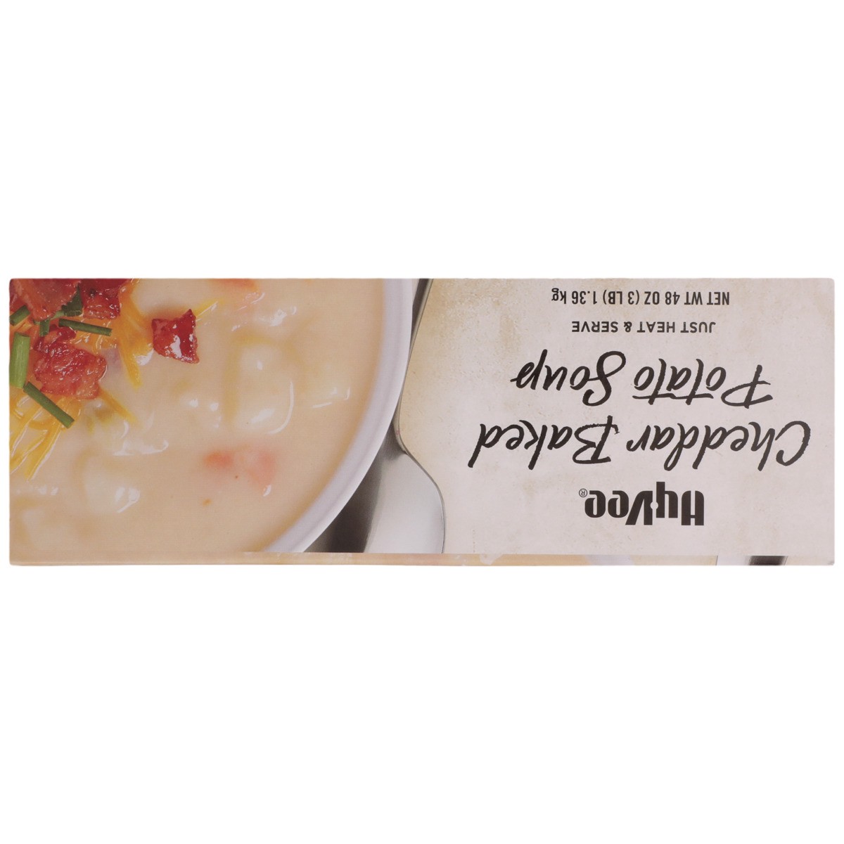slide 3 of 8, Hy-vee Cheddar Baked Potato Soup, 48 oz