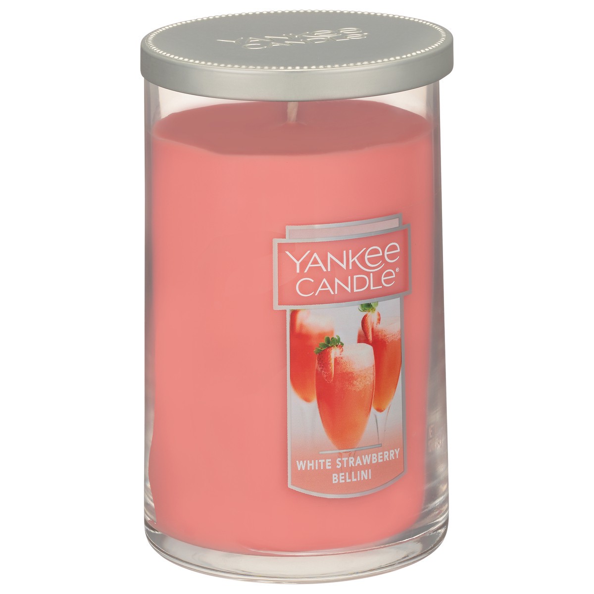 slide 2 of 11, Yankee Candle White Strawberry Bellini Candle 12 oz, 12 oz