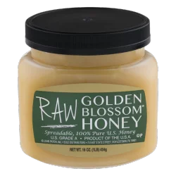 Golden Blossom Honey Raw - 16 oz