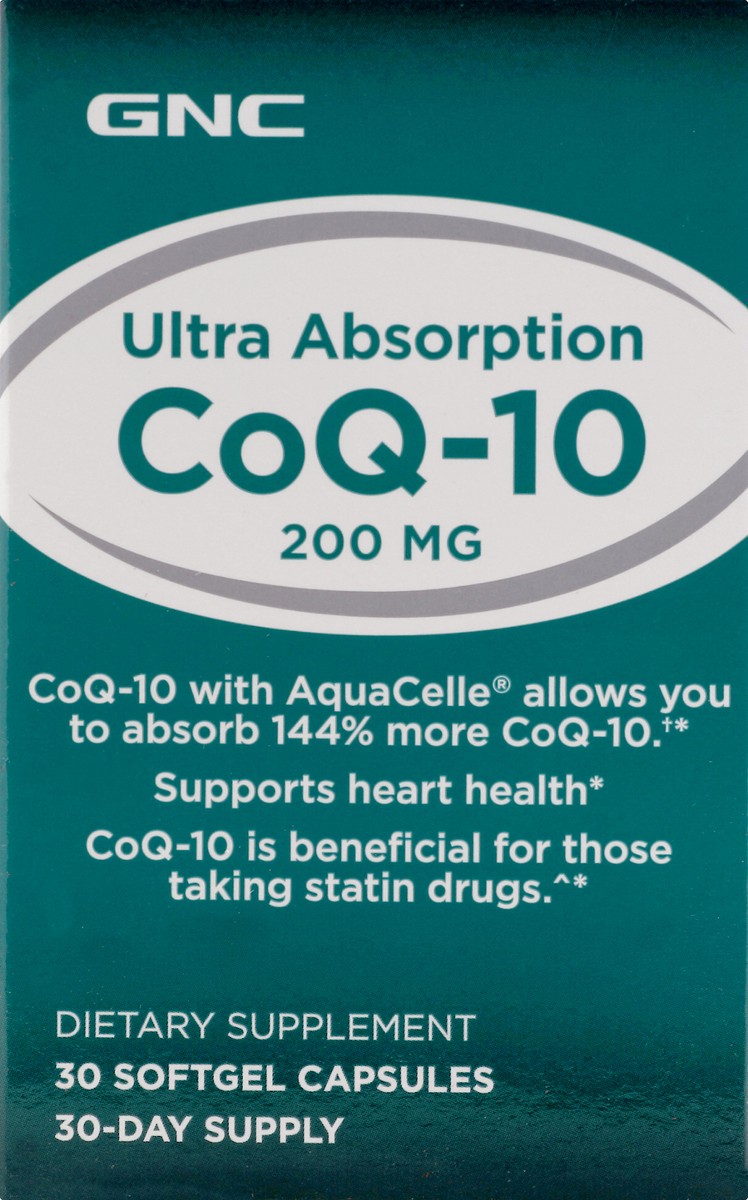 slide 1 of 8, GNC CoQ-10 30 ea, 30 ct