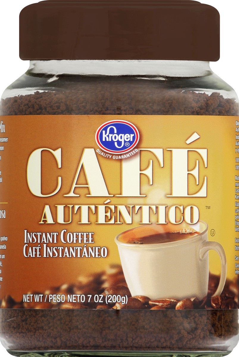 slide 2 of 3, Kroger Cafe Authentico Instant Coffee - 7 oz, 7 oz