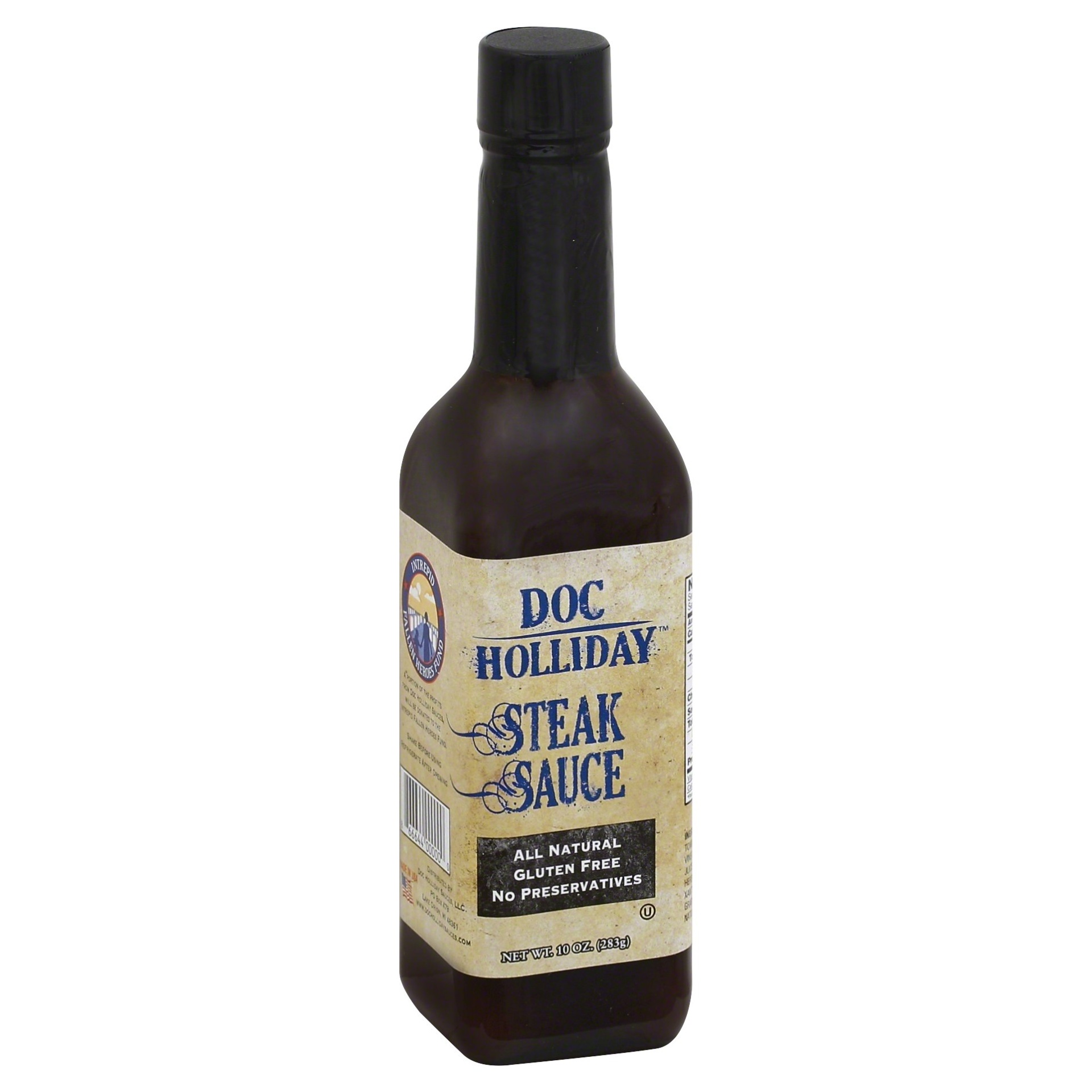 slide 1 of 1, Doc Holliday Steak Sauce, 10 oz