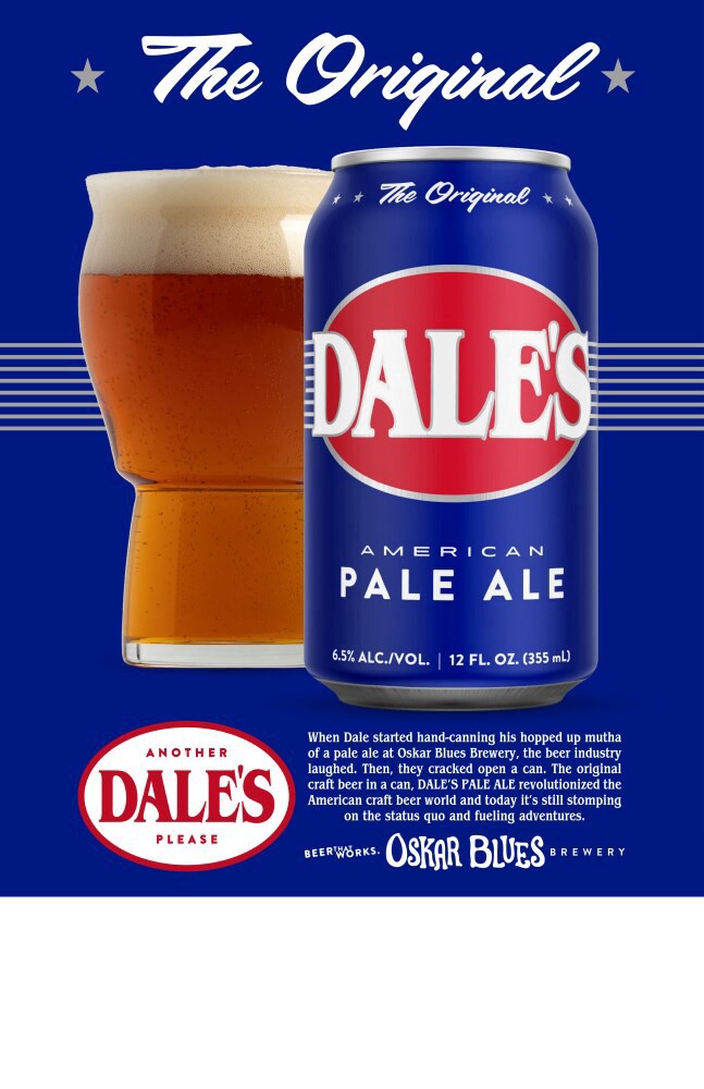slide 5 of 5, Oskar Blues Dales Pale Ale Beer - 6pk/12 fl oz Cans, 6 ct; 12 oz