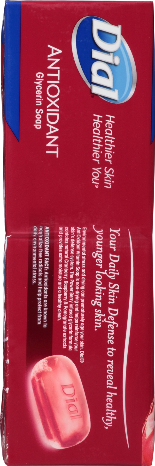 slide 4 of 7, Dial Skin Care Bar Soap, Power Berries, 6 Bars, 4 oz