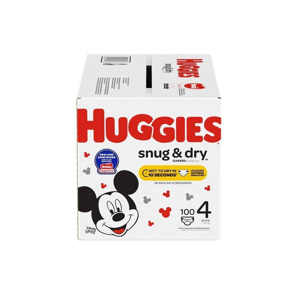 slide 2 of 5, Huggies Snug & Dry Diapers Super Pack - Size 4, 88 ct