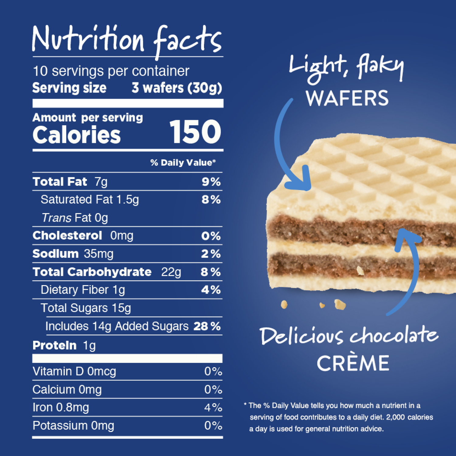 slide 4 of 8, Voortman Bakery Chocolate Wafers, 10.6 oz
