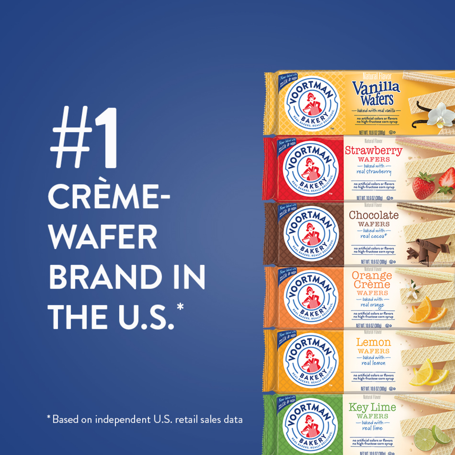 slide 6 of 8, Voortman Bakery Chocolate Wafers, 10.6 oz