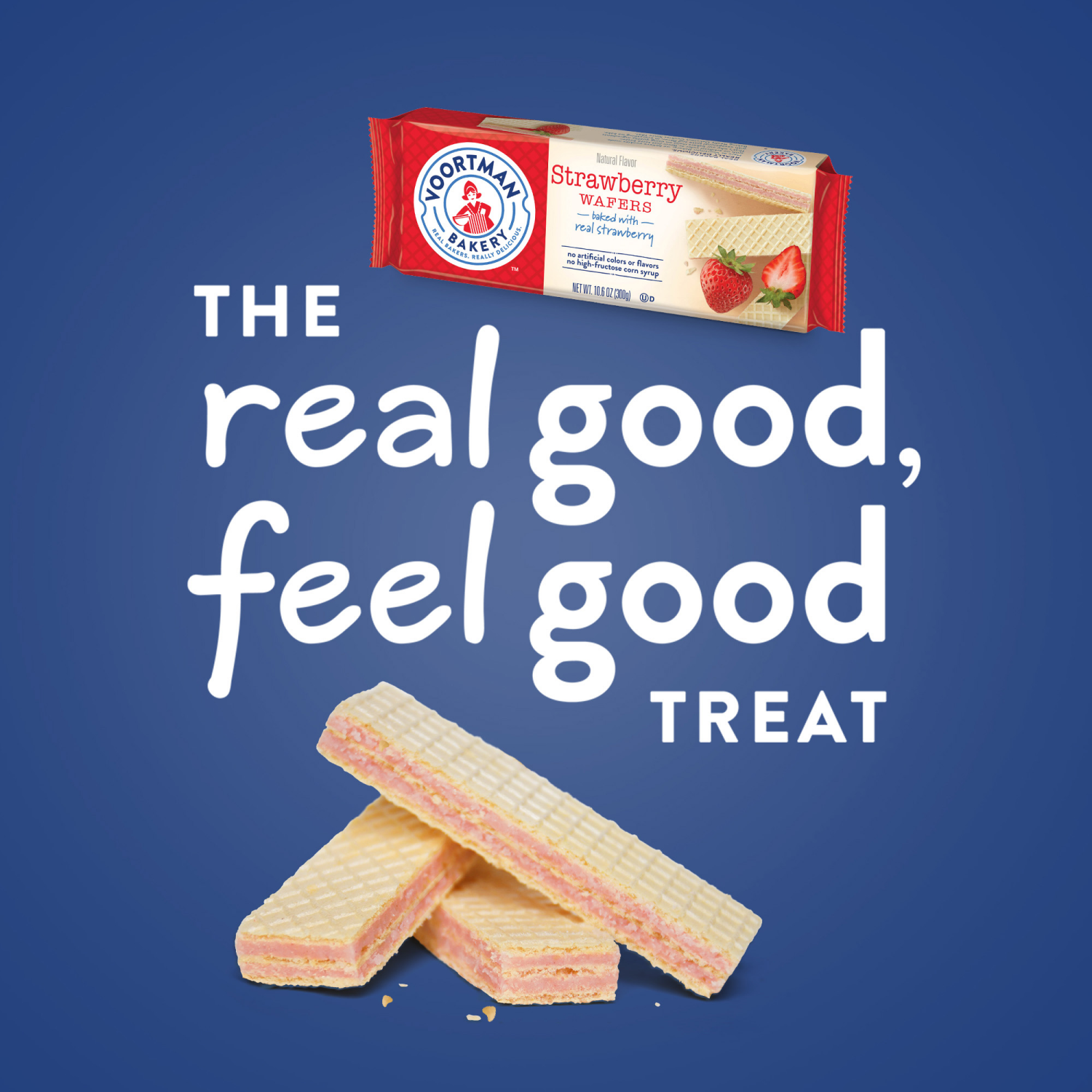 slide 6 of 7, Voortman Bakery Strawberry Wafers 10.6 oz, 10.6 oz