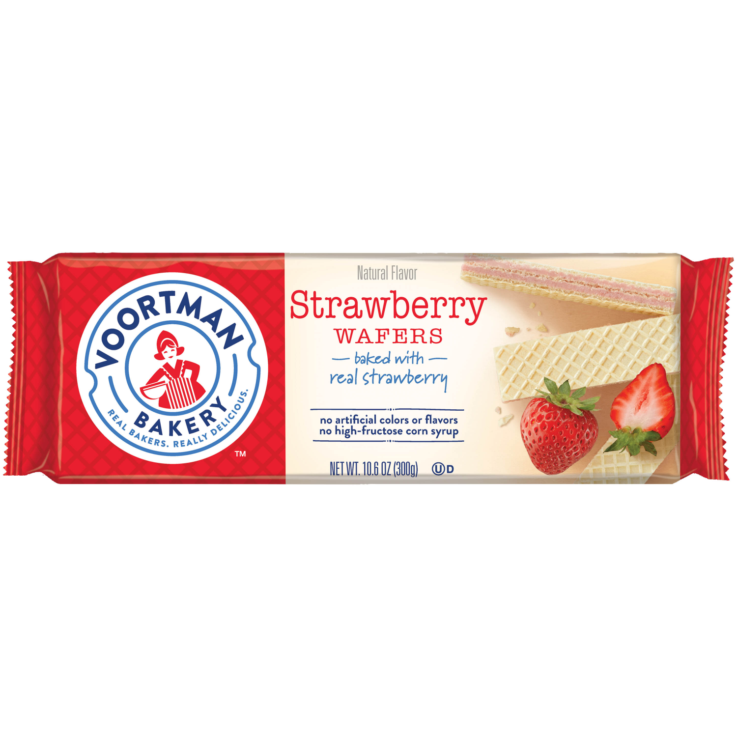 slide 1 of 7, Voortman Bakery Strawberry Wafers 10.6 oz, 10.6 oz