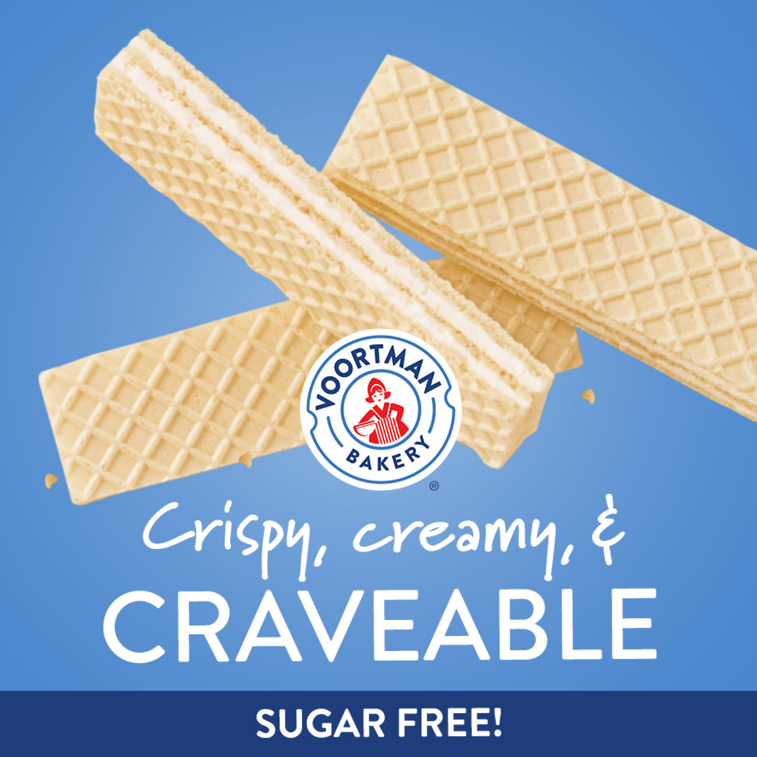 slide 3 of 5, VOORTMAN Bakery Zero Sugar Vanilla Wafers 9 oz, 9 oz