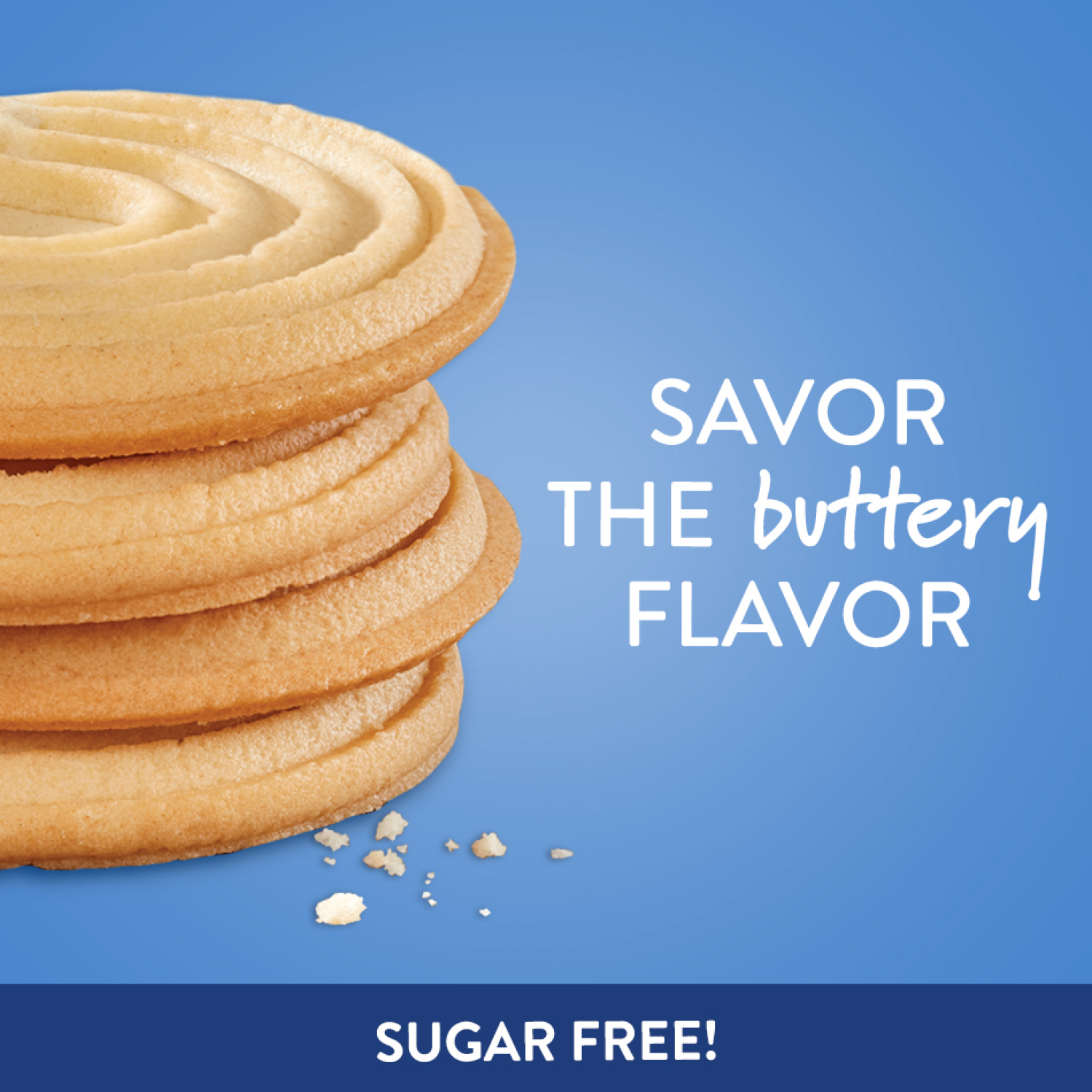 slide 3 of 5, VOORTMAN Bakery Zero Sugar Shortbread Cookies 8 oz, 8 oz