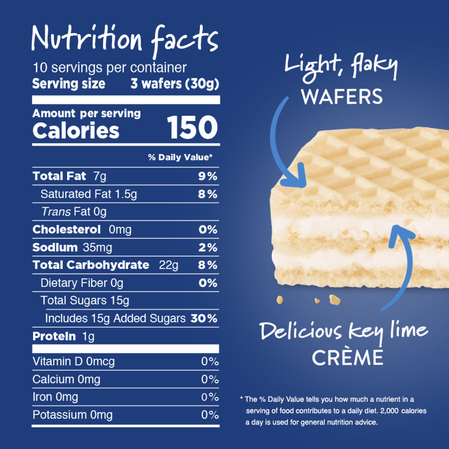 slide 4 of 8, Voortman Bakery Key Lime Wafers 10.6 oz, 10.6 oz