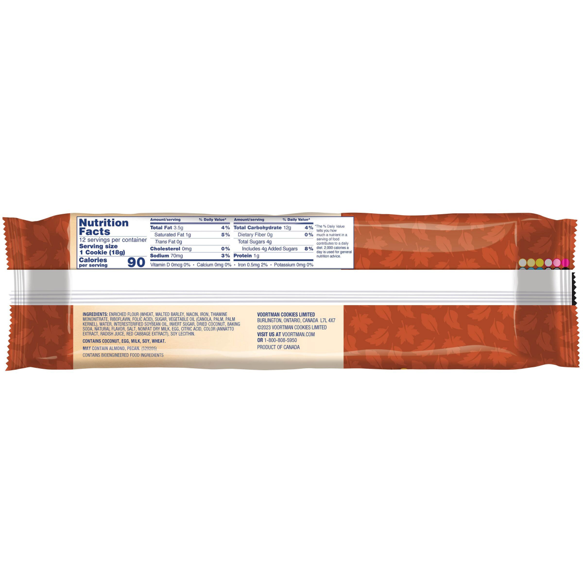 slide 5 of 5, Voortman Bakery Fall Cookie, 7.76 oz