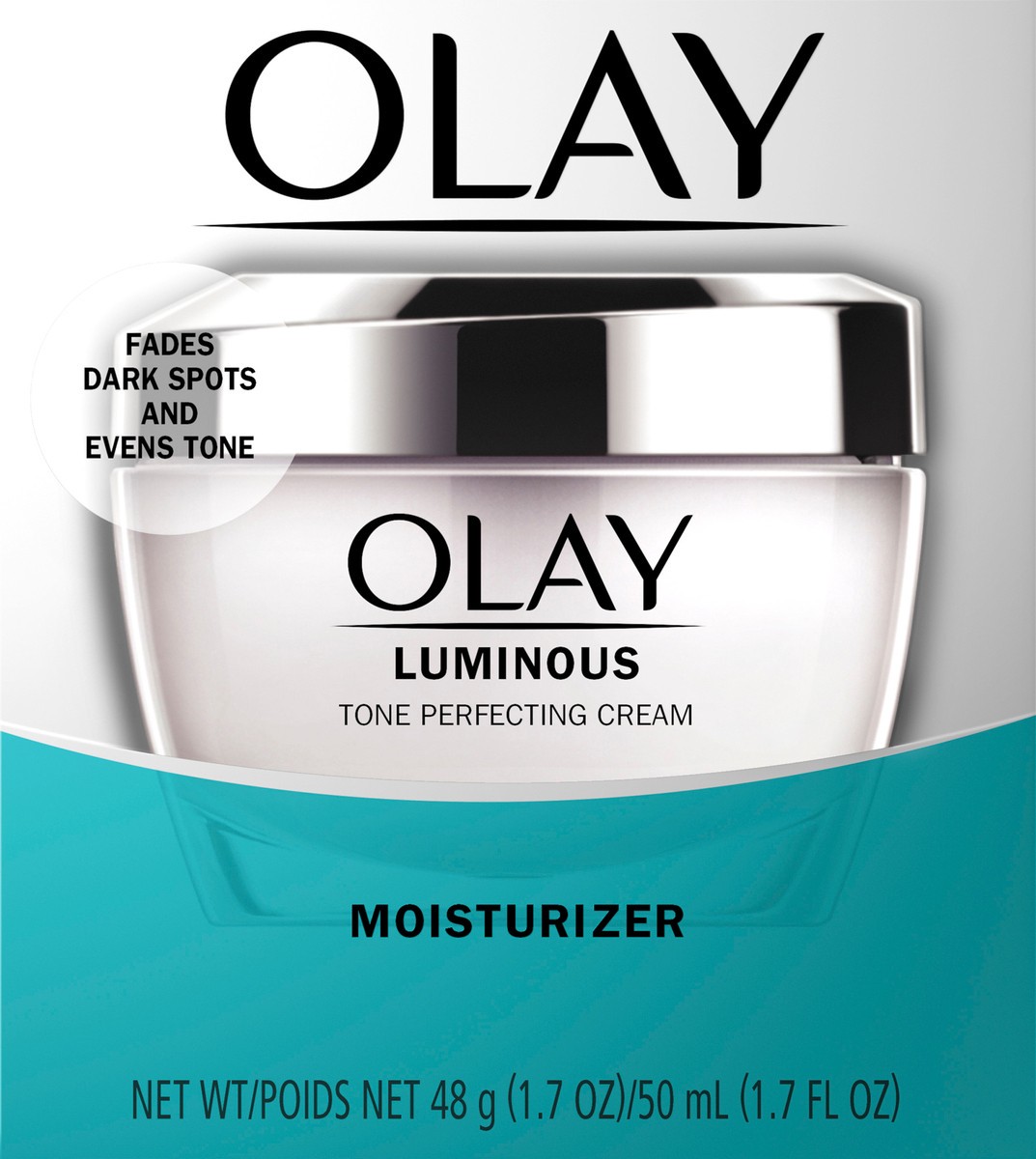 slide 5 of 9, Olay Luminous Tone Perfecting Cream Face Moisturizer, 1.7 Oz, 1.7 oz