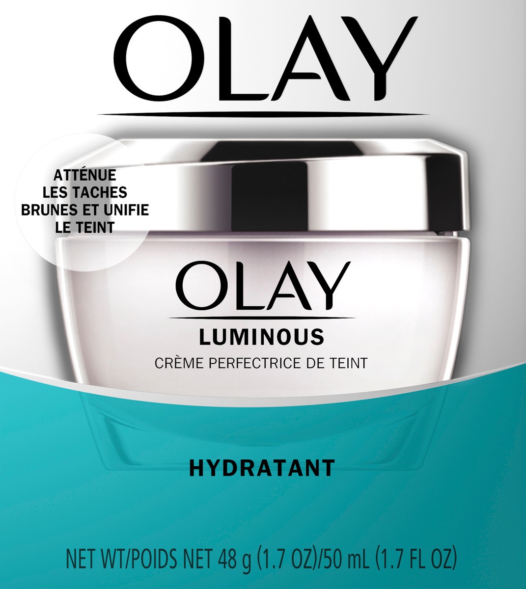 slide 3 of 9, Olay Luminous Tone Perfecting Cream Face Moisturizer, 1.7 Oz, 1.7 oz