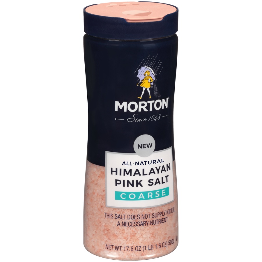 slide 5 of 8, Morton Coarse Himalayan Pink Salt 17.6 oz, 17.6 oz