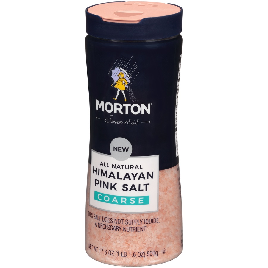 slide 8 of 8, Morton Coarse Himalayan Pink Salt 17.6 oz, 17.6 oz