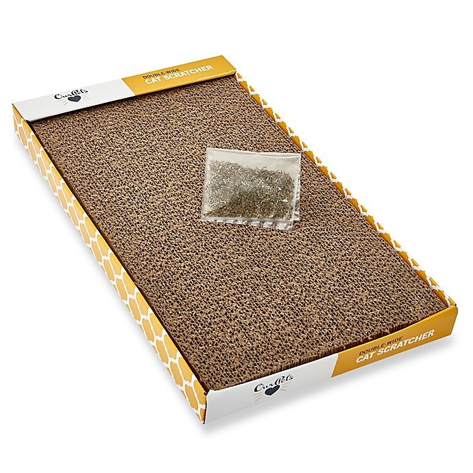slide 1 of 1, OurPets Double Wide Corrugate Cat Scratcher, 1 ct