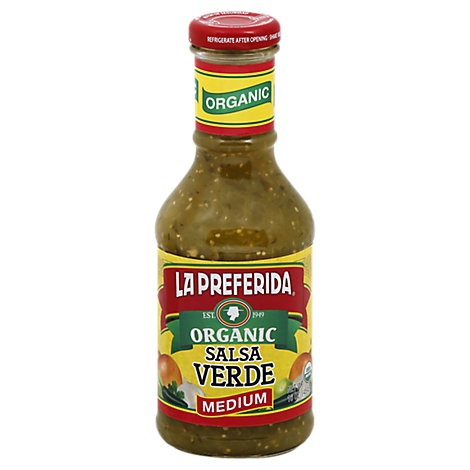 slide 1 of 1, La Preferida Organic Salsa Verde Medium, 16 oz