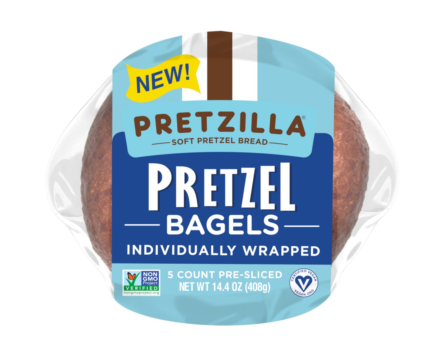 slide 3 of 4, Pretzilla Pretzel Bagels 5 Count - 14.4 Oz, 14.4 oz