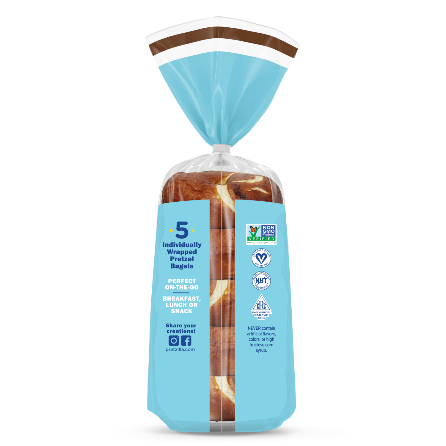 slide 4 of 4, Pretzilla Pretzel Bagels 5 Count - 14.4 Oz, 14.4 oz