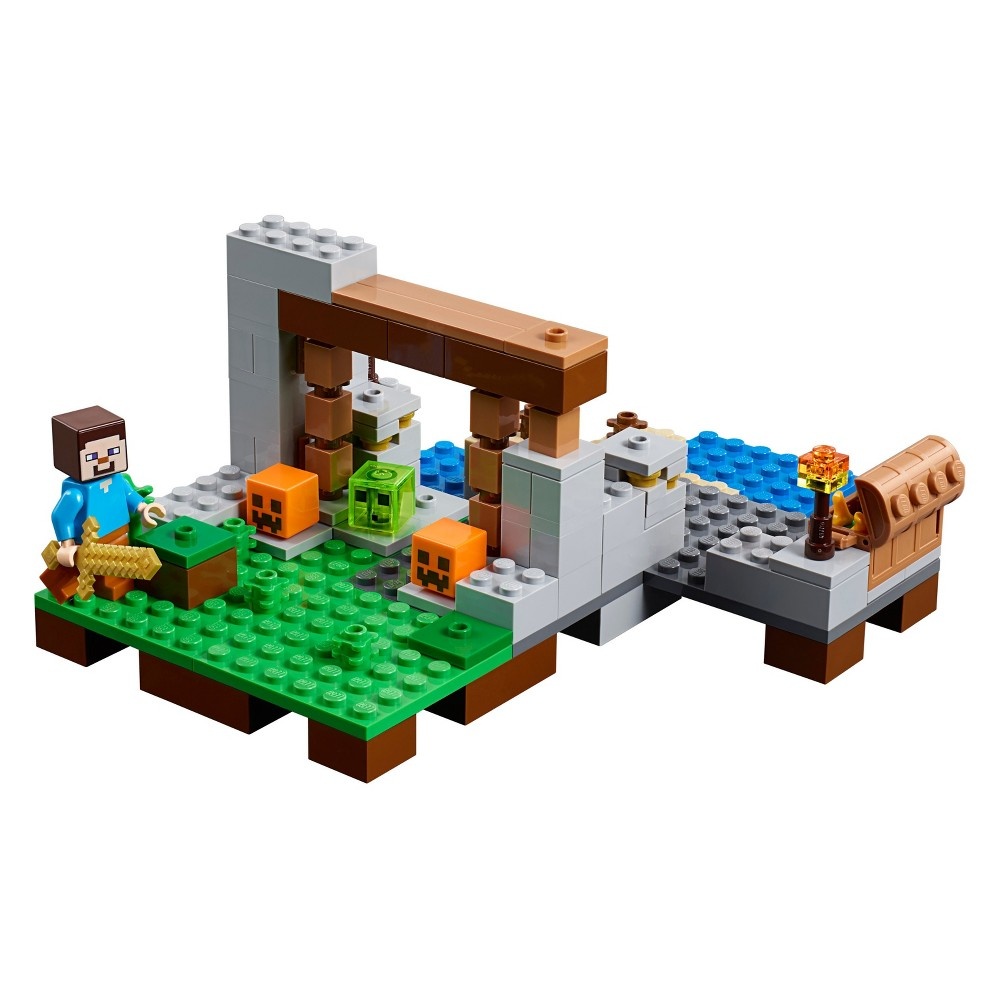 slide 3 of 26, LEGO Minecraft The Crafting Box 2.0 With Steve And Creeper 21135, 1 ct