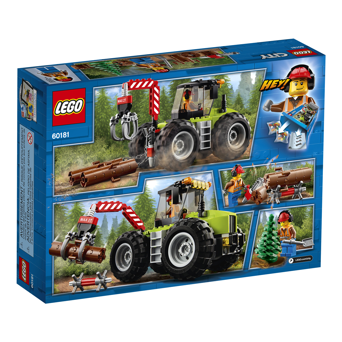 slide 7 of 7, LEGO City Forest Tractor 60181, 1 ct