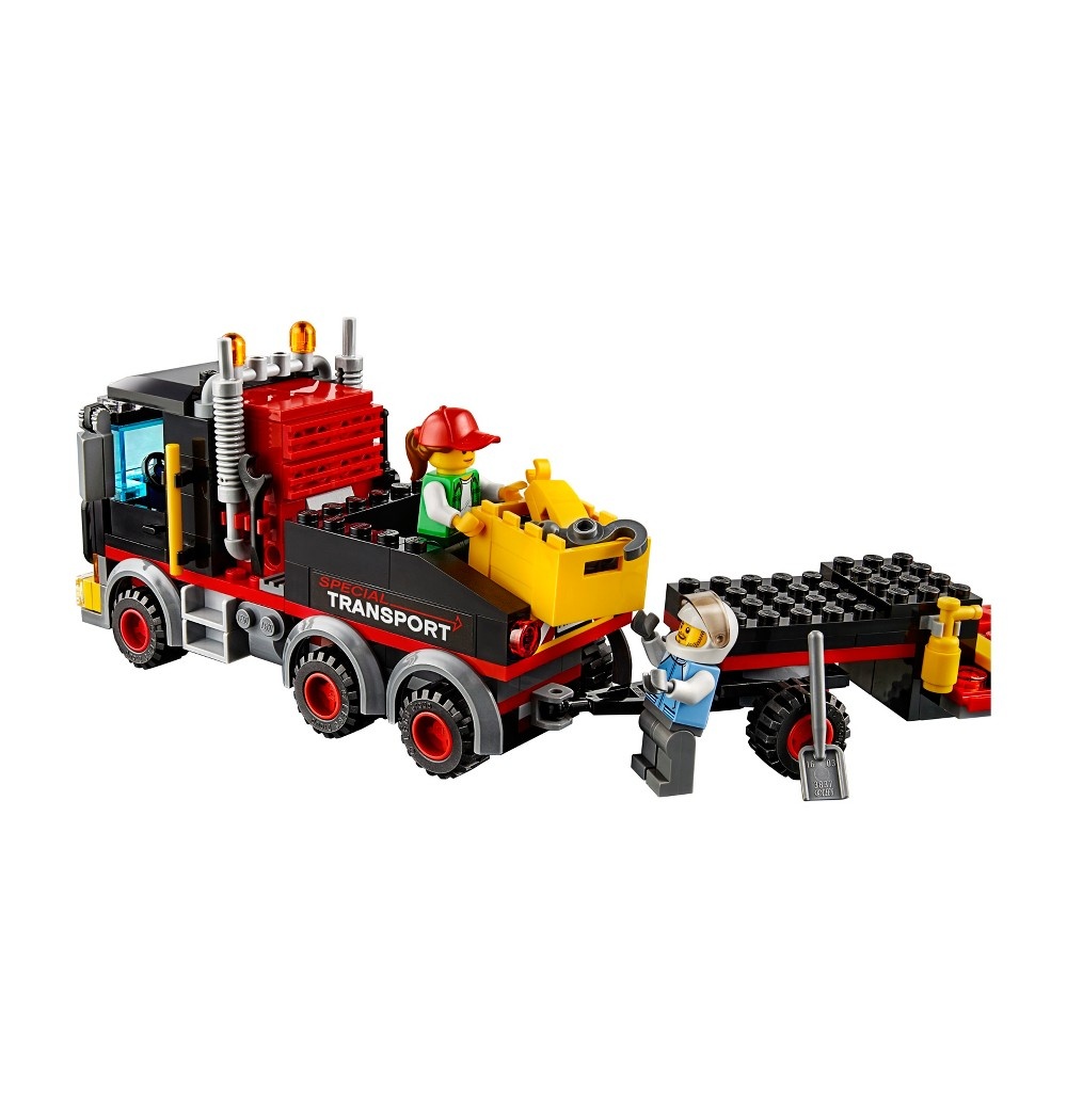 slide 4 of 7, LEGO City Great Vehicles Heavy Cargo Transport 60183, 1 ct