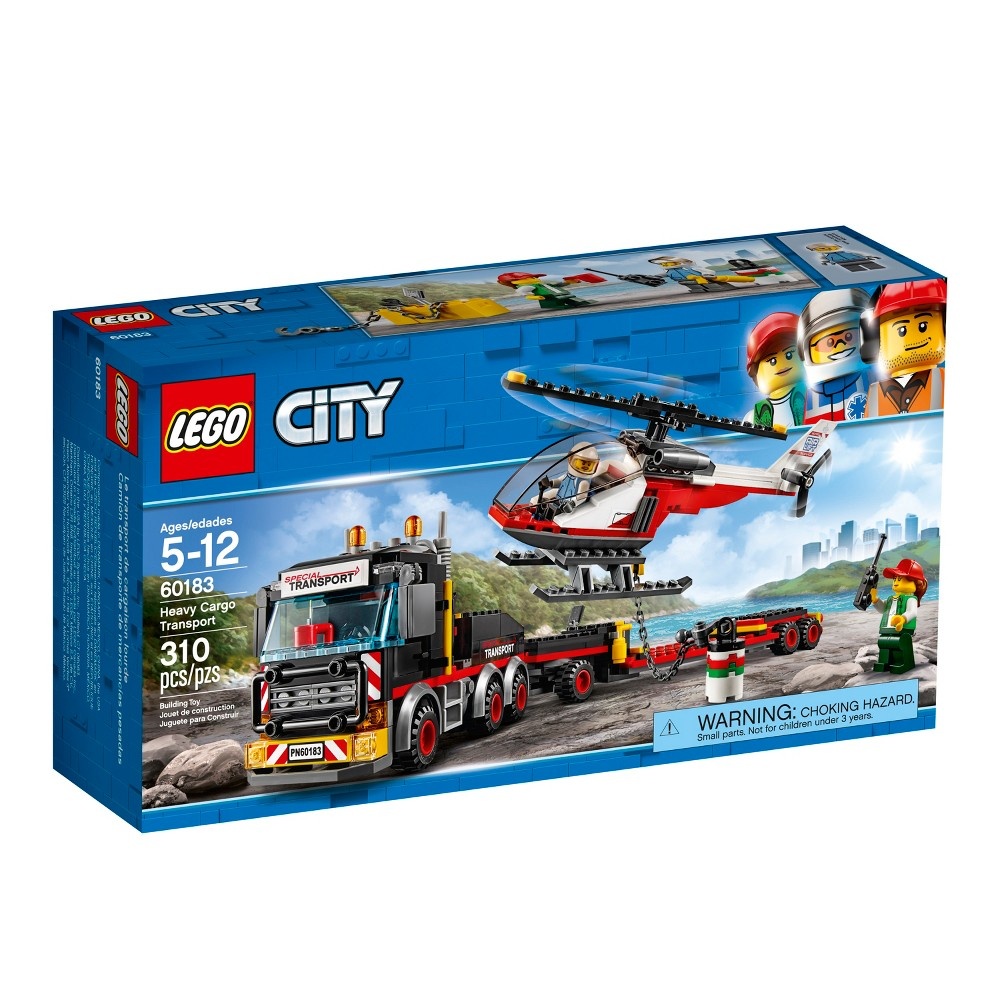 slide 6 of 7, LEGO City Great Vehicles Heavy Cargo Transport 60183, 1 ct