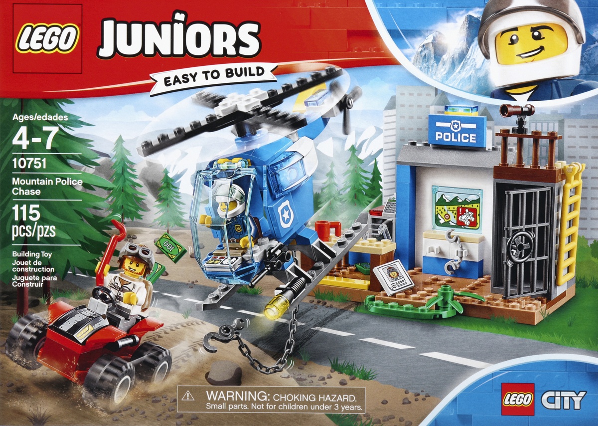 slide 4 of 4, LEGO Juniors Mountain Police Chase, 1 ct