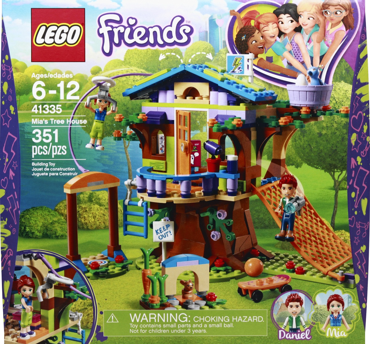 slide 5 of 6, LEGO Friends Mia's Tree House 41335, 1 ct