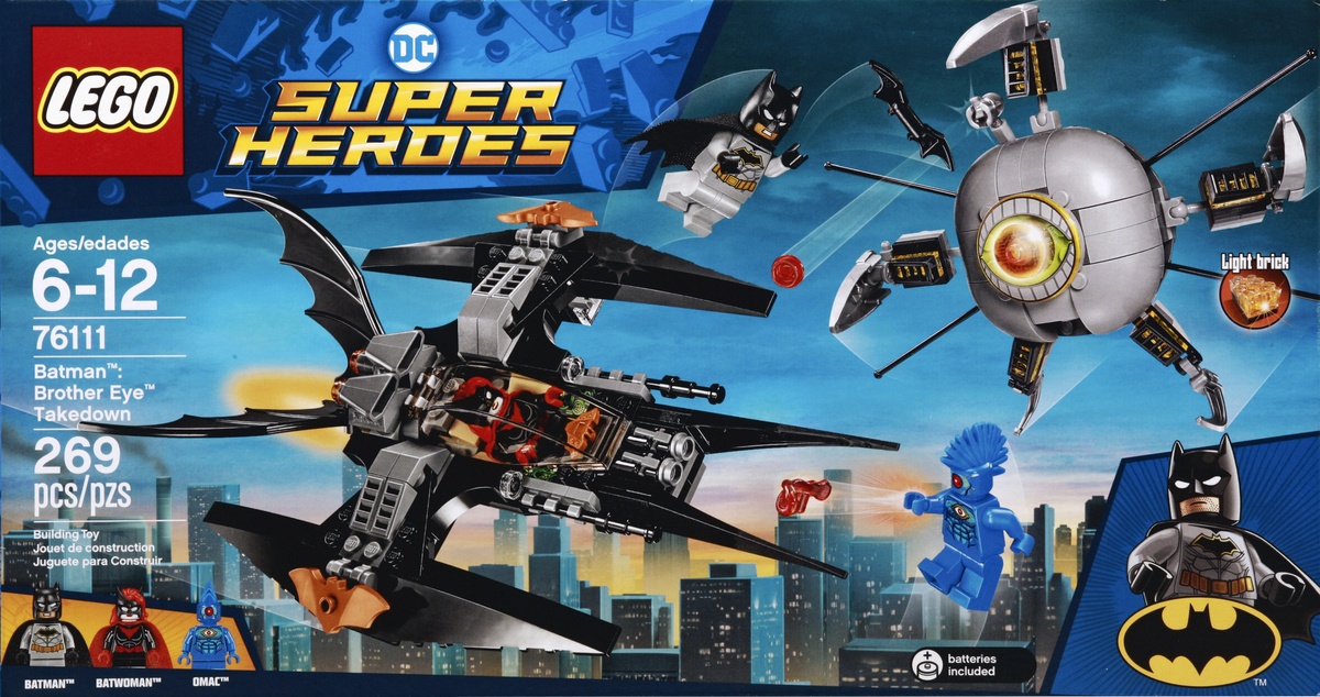 slide 4 of 4, LEGO Super Heroes DC Comics Batman: Brother Eye Takedown 76111, 1 ct