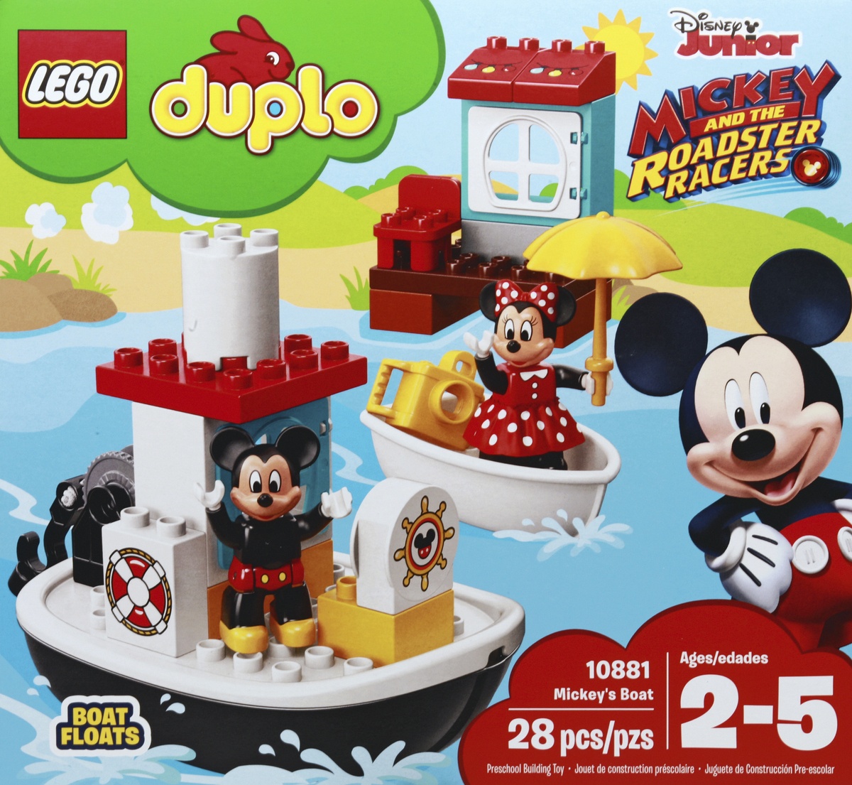 slide 5 of 6, LEGO DUPLO Disney Mickey's Boat, 1 ct