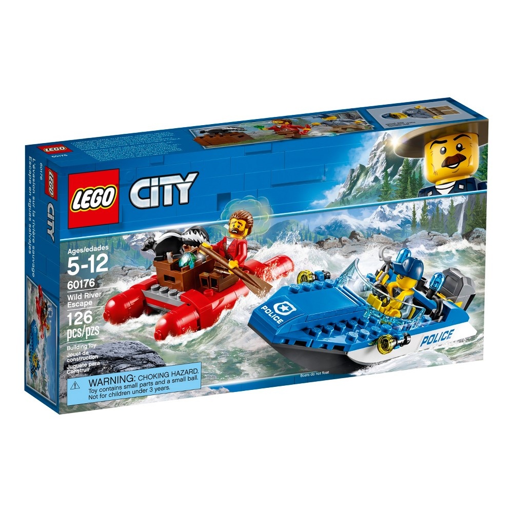 slide 7 of 7, LEGO City Police Wild River Escape 60176, 1 ct