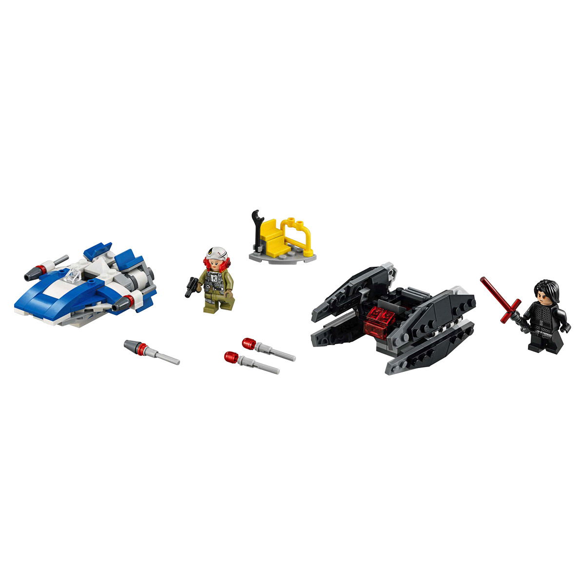 slide 8 of 8, LEGO Star Wars A-Wing Vs. TIE Silencer Microfighters, 1 ct