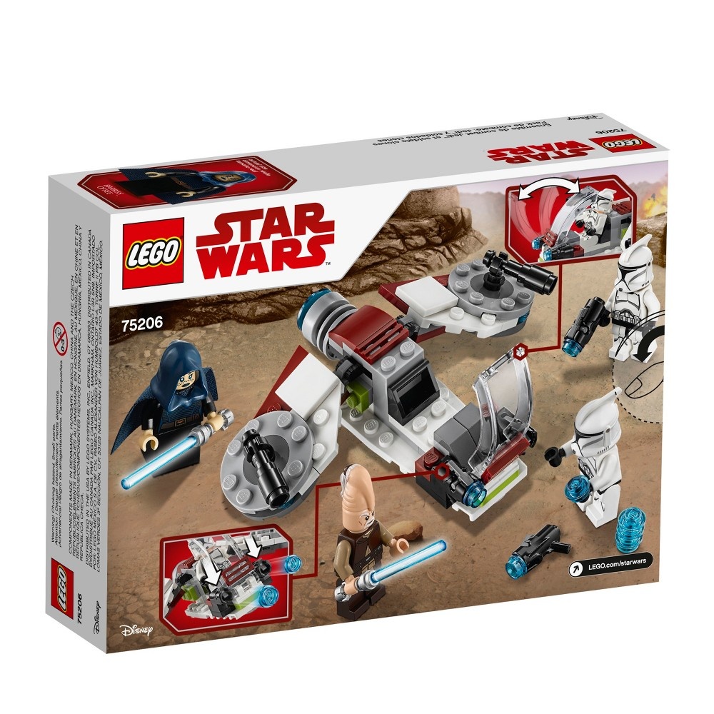 slide 3 of 7, LEGO Star Wars Jedi and Clone Troopers Battle Pack 75206, 1 ct