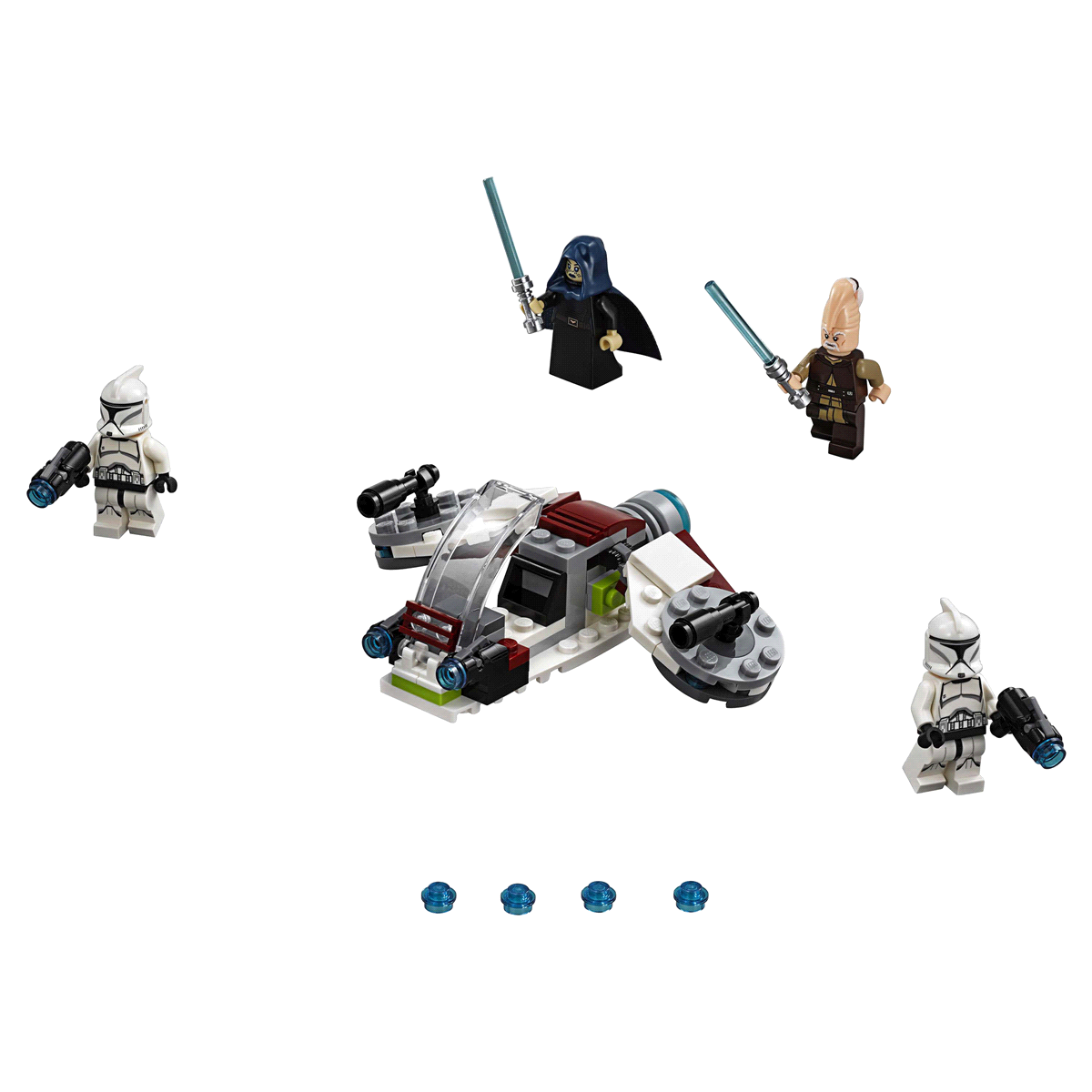 slide 7 of 7, LEGO Star Wars Jedi and Clone Troopers Battle Pack 75206, 1 ct